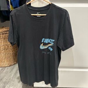 Black Nike Logo Tee